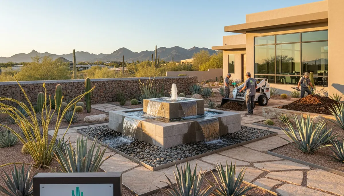 Professional landscaping services in Chandler AZ enhancing residential outdoor spaces