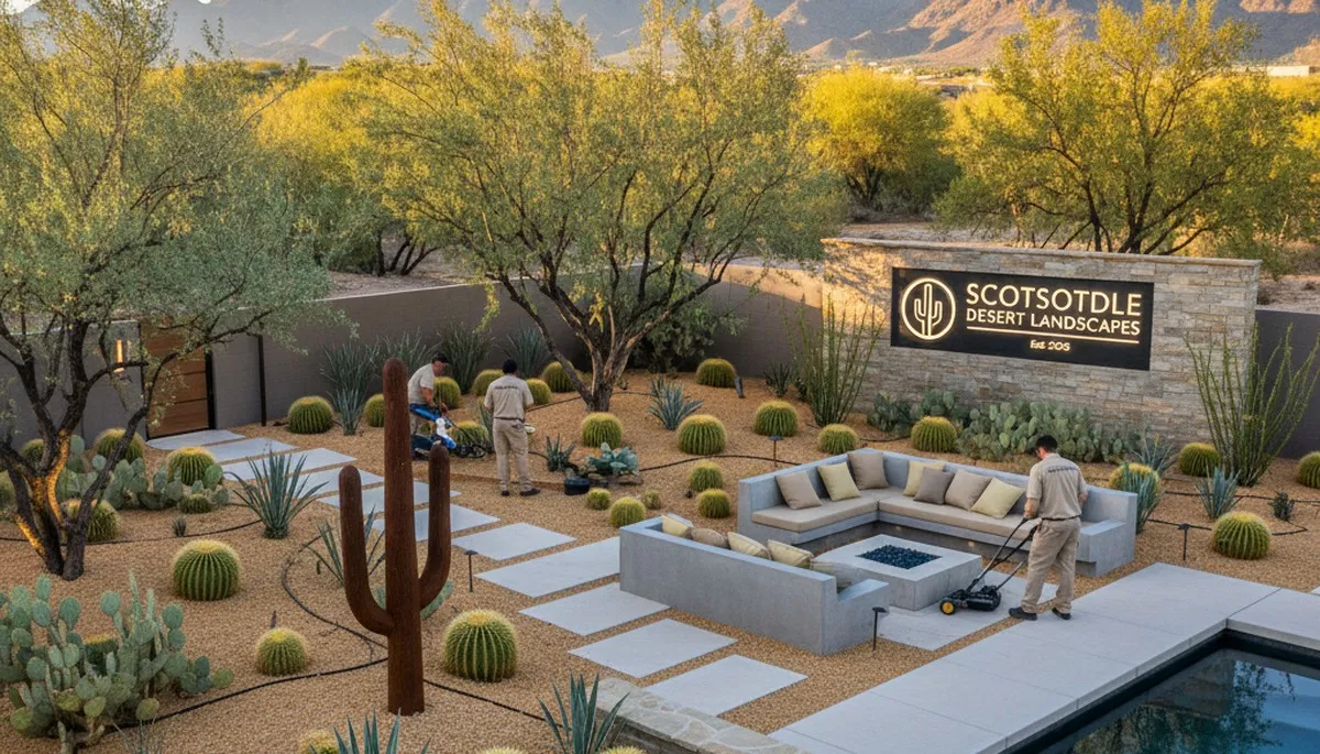Professional landscaping services in Chandler AZ transforming residential outdoor spaces